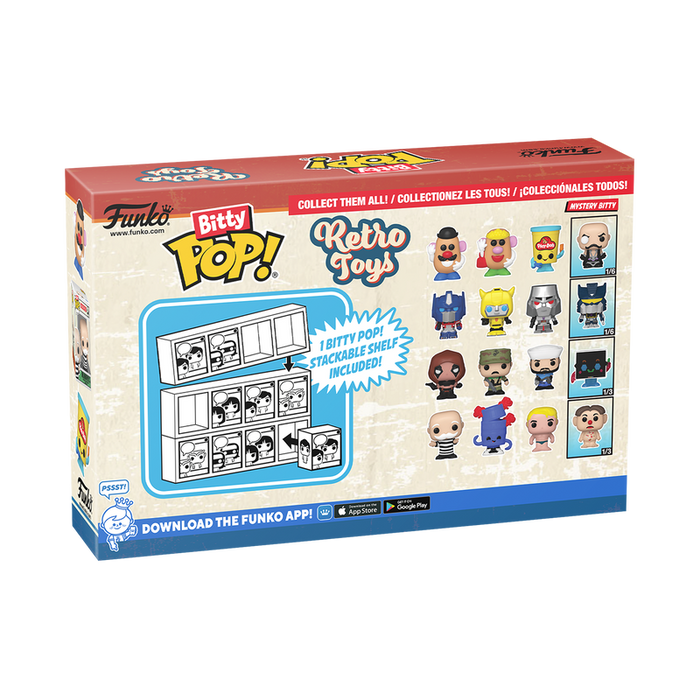Funko Bitty Pop: Retro Toys - Mr Monopoly¬¨‚Ä†4 Pack