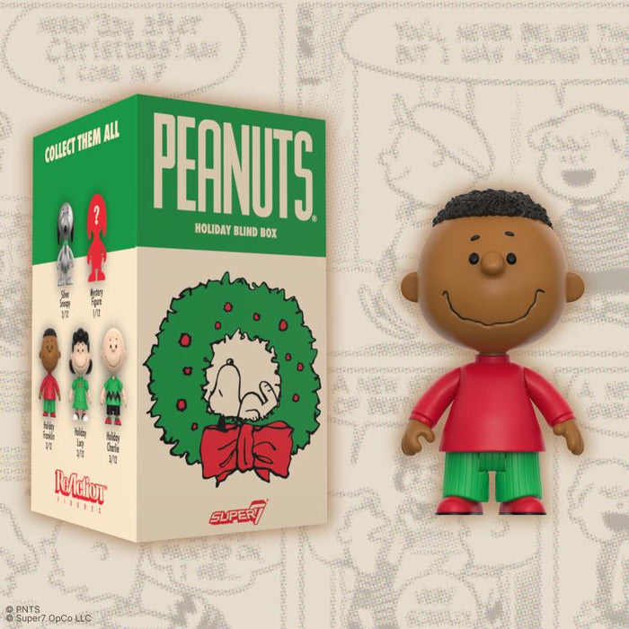 Super7 Blind Box Flat: Peanuts Charlie Brown - Holiday Display 12 pz