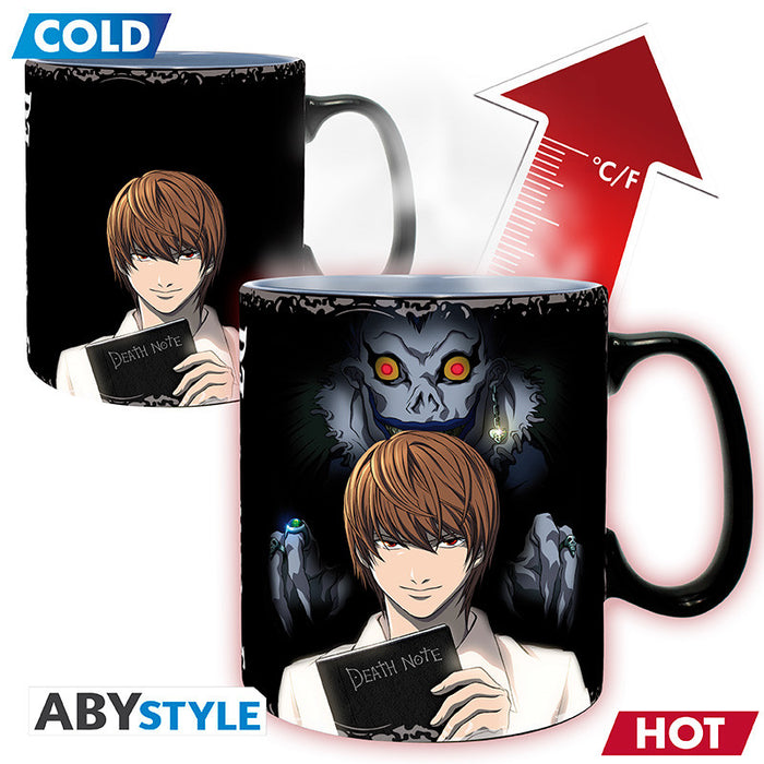 ABYstyle Taza De Ceramica Termocromatica: Death Note - Kira y L 460 ml