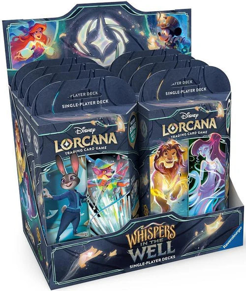 Lorcana: Whispers in the Well - Starter Deck Display 8 Pack En Ingles
