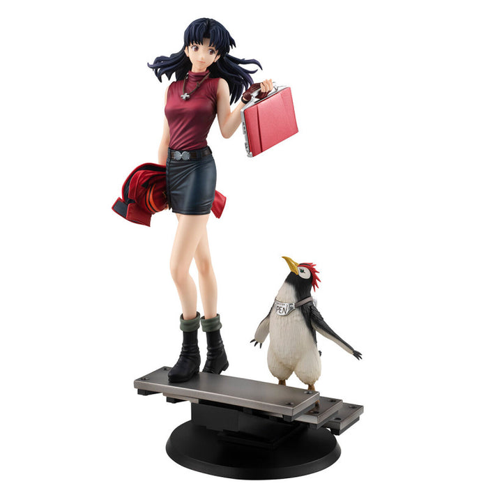 Megahouse Figures Gals Series: Rebuild Of Evangelion - Misato Katsuragi & Pen Pen