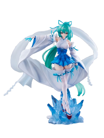 Wing Scale Figure: Gushing Over Magical Girls - Magia Azure The Verglas Maiden Escala 1/7