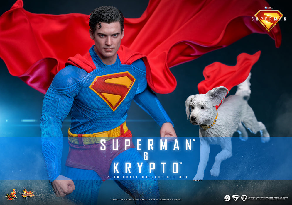 Hot Toys Movie Masterpiece Series: DC Superman 2025 - Superman y Krypto Escala 1/6
