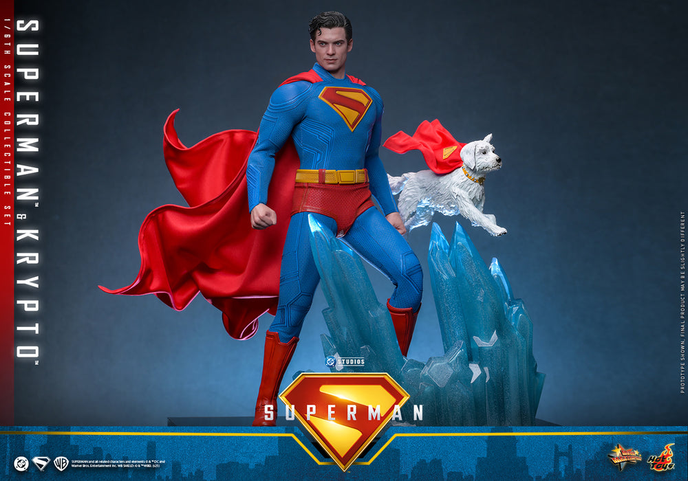 Hot Toys Movie Masterpiece Series: DC Superman 2025 - Superman y Krypto Escala 1/6