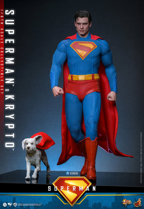 Hot Toys Movie Masterpiece Series: DC Superman 2025 - Superman y Krypto Escala 1/6