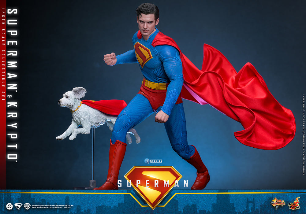 Hot Toys Movie Masterpiece Series: DC Superman 2025 - Superman y Krypto Escala 1/6