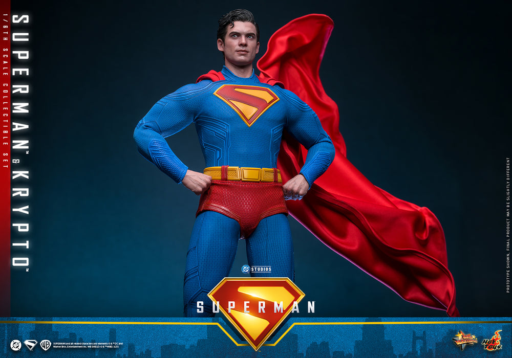 Hot Toys Movie Masterpiece Series: DC Superman 2025 - Superman y Krypto Escala 1/6