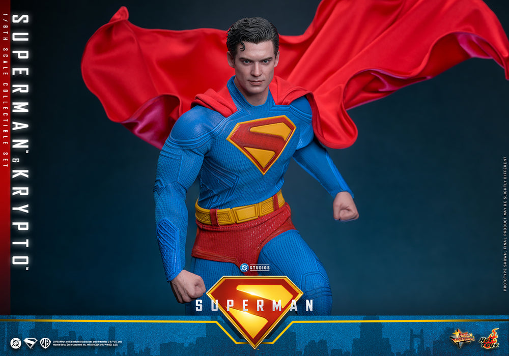Hot Toys Movie Masterpiece Series: DC Superman 2025 - Superman y Krypto Escala 1/6