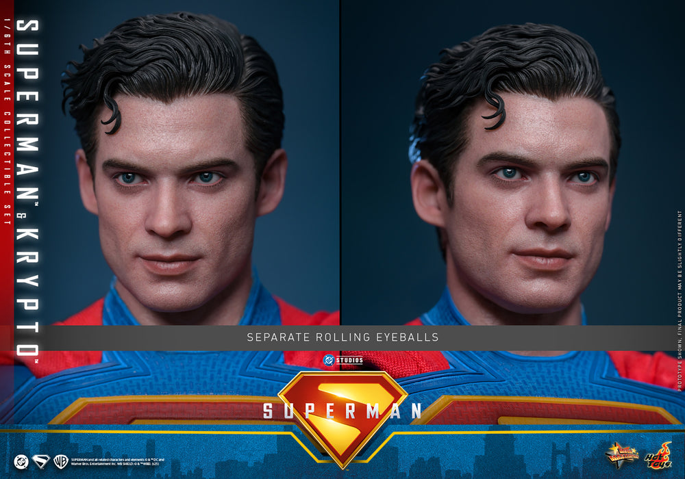 Hot Toys Movie Masterpiece Series: DC Superman 2025 - Superman y Krypto Escala 1/6