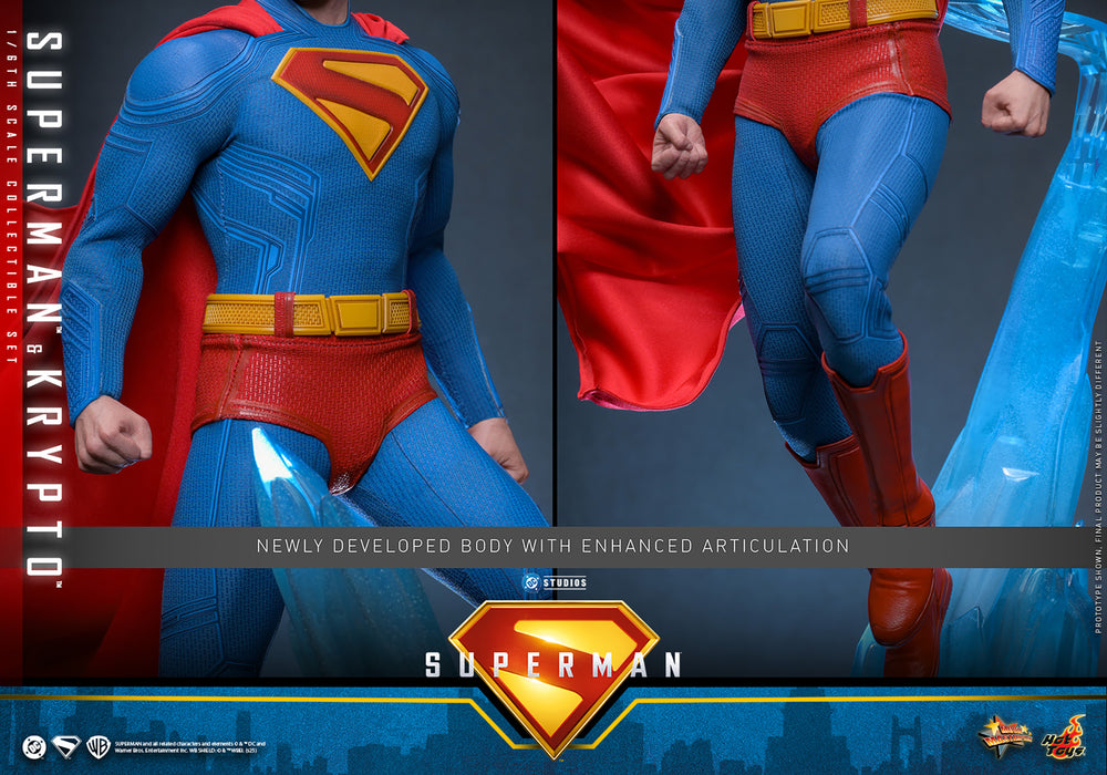 Hot Toys Movie Masterpiece Series: DC Superman 2025 - Superman y Krypto Escala 1/6