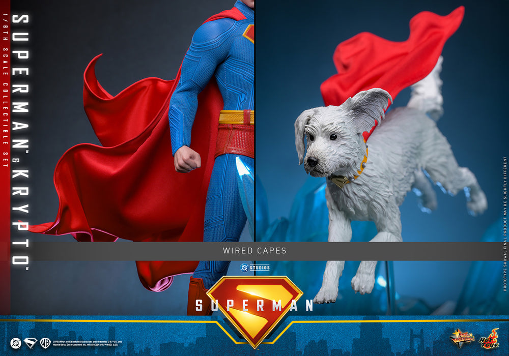Hot Toys Movie Masterpiece Series: DC Superman 2025 - Superman y Krypto Escala 1/6