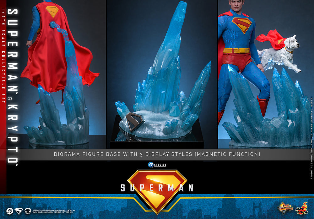 Hot Toys Movie Masterpiece Series: DC Superman 2025 - Superman y Krypto Escala 1/6