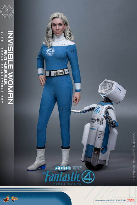 Hot Toys Movie Masterpiece Series: Marvel Los 4 Fantasticos - Mujer Invisible Deluxe Escala 1/6