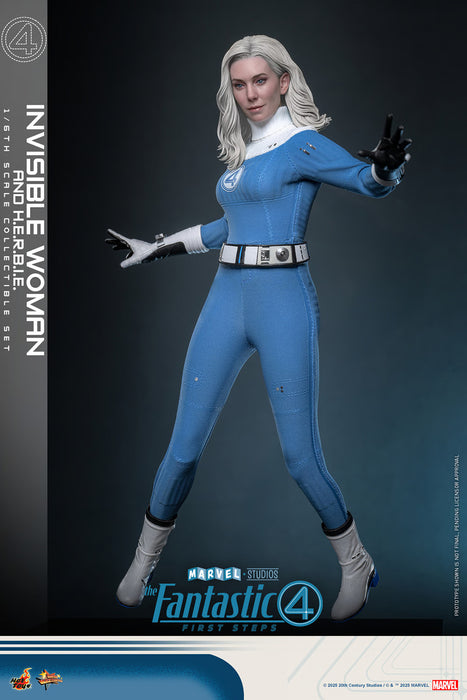Hot Toys Movie Masterpiece Series: Marvel Los 4 Fantasticos - Mujer Invisible Deluxe Escala 1/6