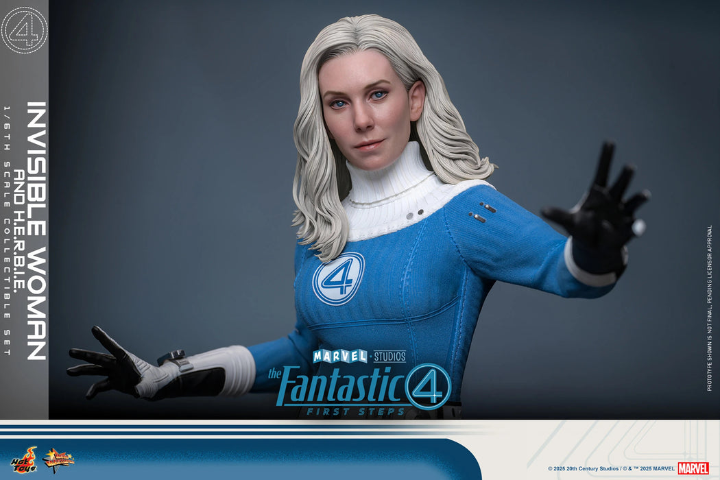 Hot Toys Movie Masterpiece Series: Marvel Los 4 Fantasticos - Mujer Invisible Deluxe Escala 1/6