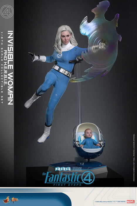 Hot Toys Movie Masterpiece Series: Marvel Los 4 Fantasticos - Mujer Invisible Deluxe Escala 1/6