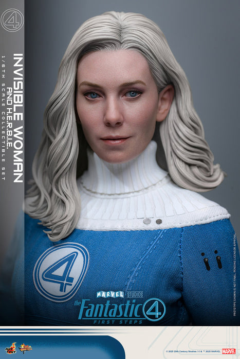 Hot Toys Movie Masterpiece Series: Marvel Los 4 Fantasticos - Mujer Invisible Deluxe Escala 1/6