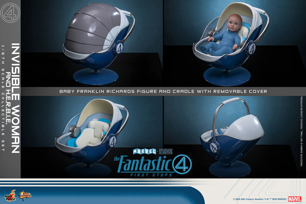 Hot Toys Movie Masterpiece Series: Marvel Los 4 Fantasticos - Mujer Invisible Deluxe Escala 1/6