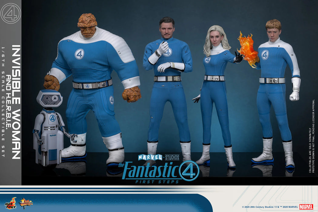 Hot Toys Movie Masterpiece Series: Marvel Los 4 Fantasticos - Mujer Invisible Deluxe Escala 1/6