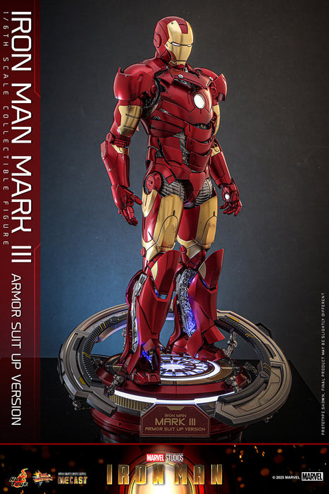 Hot Toys Movie Masterpiece Series Diecast: Marvel Iron Man - Iron Man Mark III Escala 1/6