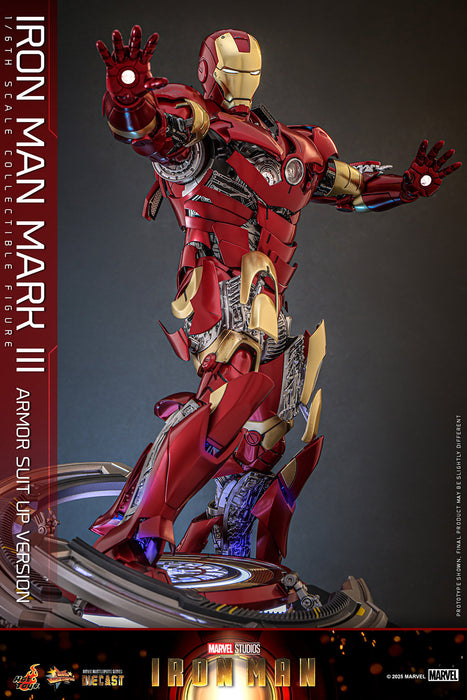 Hot Toys Movie Masterpiece Series Diecast: Marvel Iron Man - Iron Man Mark III Escala 1/6