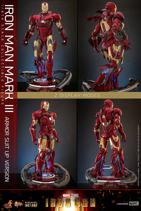 Hot Toys Movie Masterpiece Series Diecast: Marvel Iron Man - Iron Man Mark III Escala 1/6