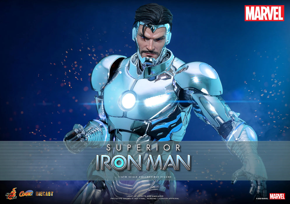 Hot Toys Movie Masterpiece Series Diecast: Marvel Comics - Superior Iron Man Escala 1/6