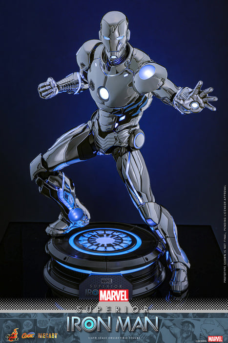 Hot Toys Movie Masterpiece Series Diecast: Marvel Comics - Superior Iron Man Escala 1/6