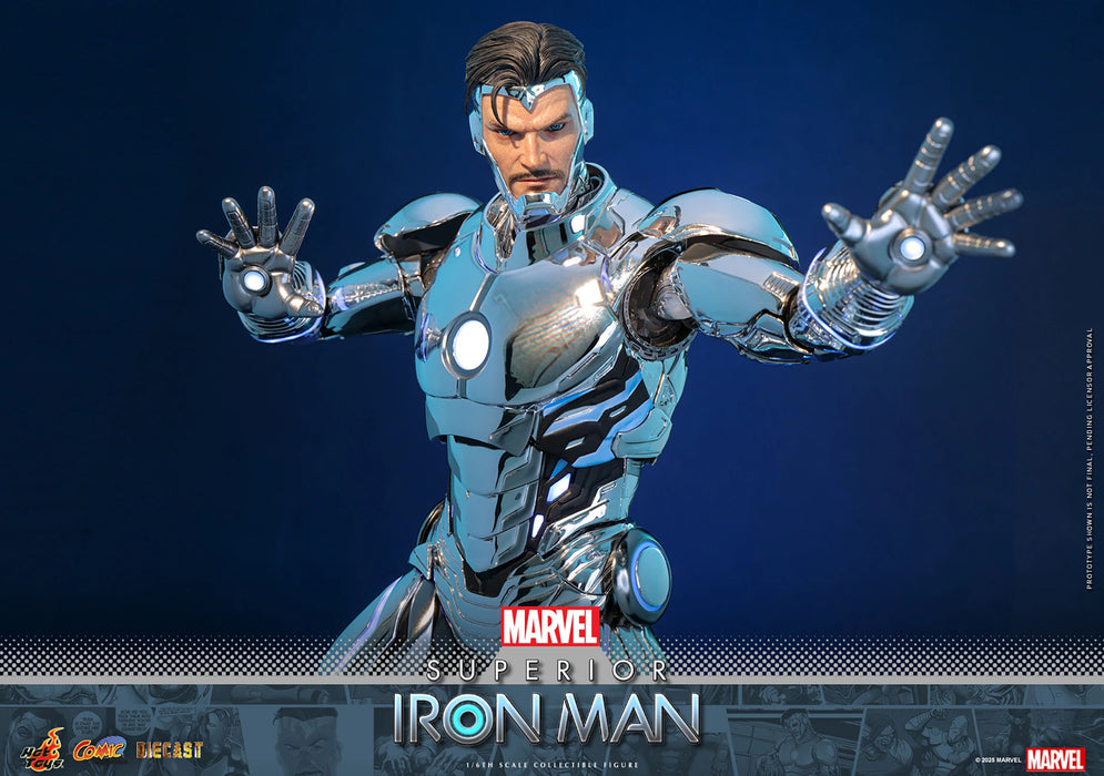 Hot Toys Movie Masterpiece Series Diecast: Marvel Comics - Superior Iron Man Escala 1/6