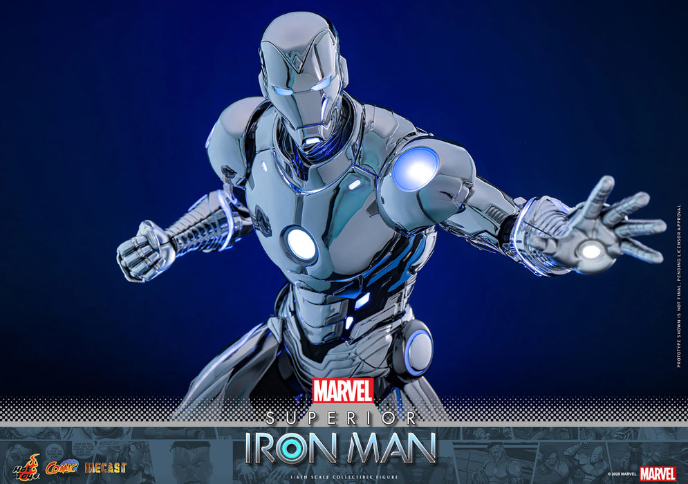 Hot Toys Movie Masterpiece Series Diecast: Marvel Comics - Superior Iron Man Escala 1/6