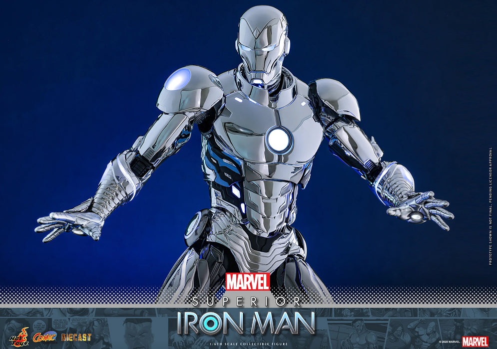 Hot Toys Movie Masterpiece Series Diecast: Marvel Comics - Superior Iron Man Escala 1/6