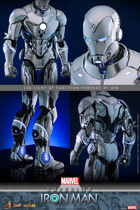 Hot Toys Movie Masterpiece Series Diecast: Marvel Comics - Superior Iron Man Escala 1/6