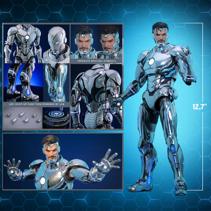 Hot Toys Movie Masterpiece Series Diecast: Marvel Comics - Superior Iron Man Escala 1/6
