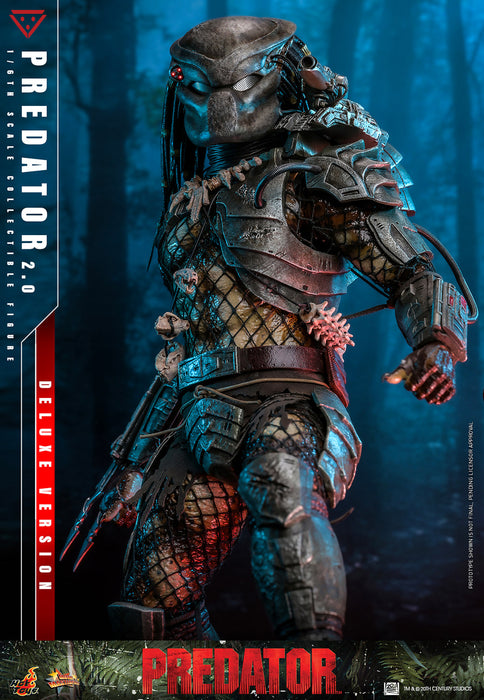 Hot Toys Movie Masterpiece Series: Depredador 1987 - Depredador 2.0 Deluxe Escala 1/6