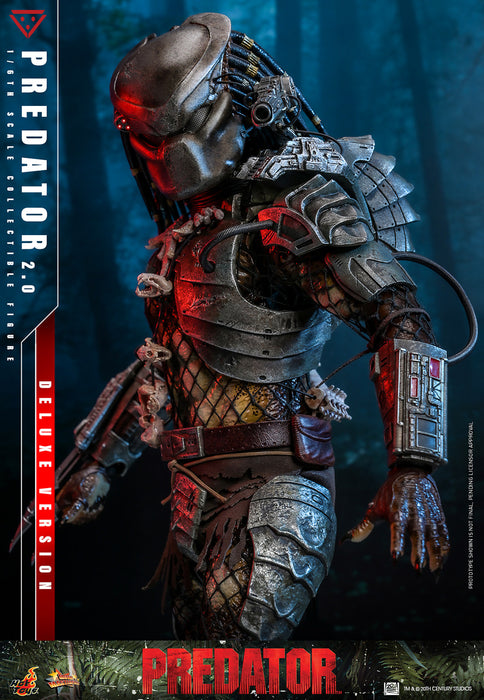 Hot Toys Movie Masterpiece Series: Depredador 1987 - Depredador 2.0 Deluxe Escala 1/6
