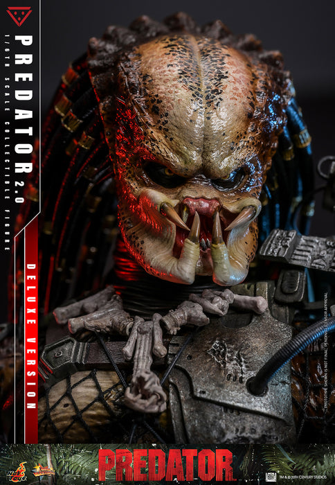 Hot Toys Movie Masterpiece Series: Depredador 1987 - Depredador 2.0 Deluxe Escala 1/6