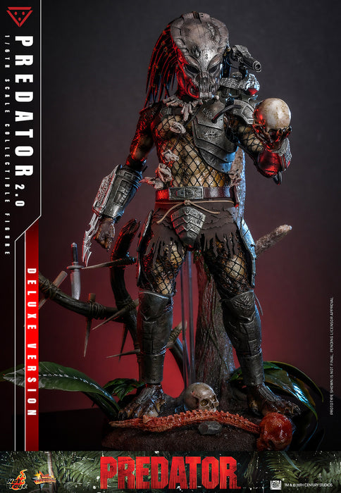 Hot Toys Movie Masterpiece Series: Depredador 1987 - Depredador 2.0 Deluxe Escala 1/6