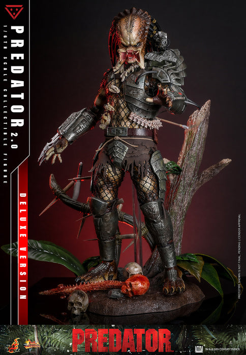 Hot Toys Movie Masterpiece Series: Depredador 1987 - Depredador 2.0 Deluxe Escala 1/6