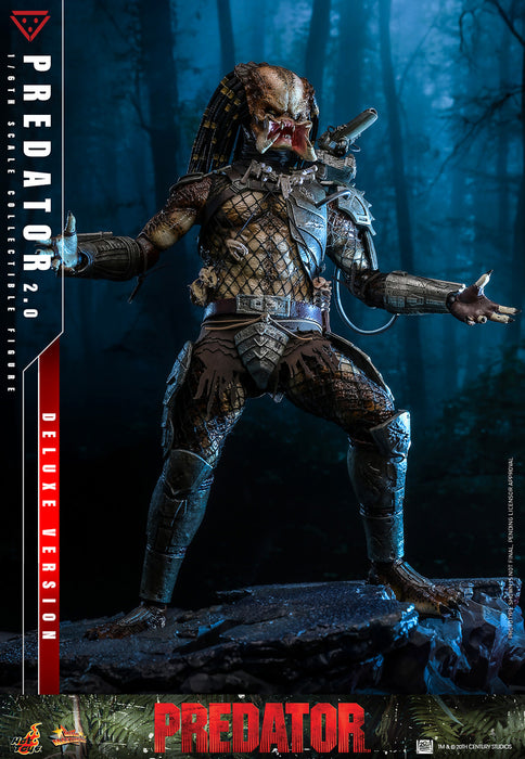 Hot Toys Movie Masterpiece Series: Depredador 1987 - Depredador 2.0 Deluxe Escala 1/6
