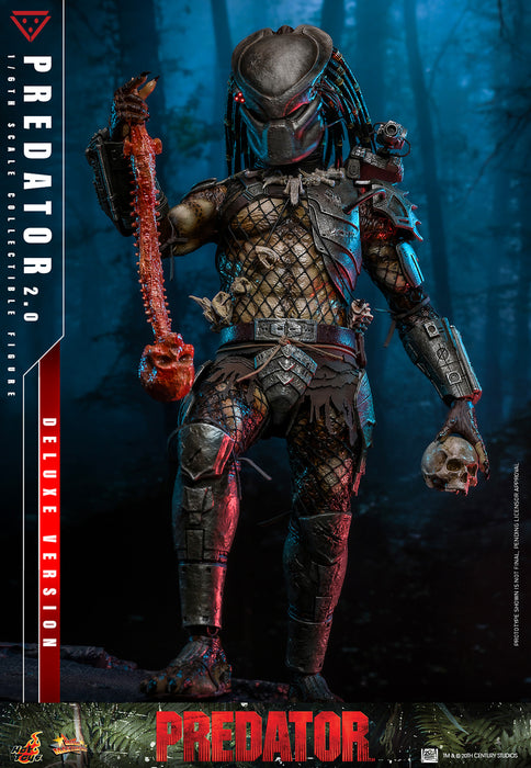 Hot Toys Movie Masterpiece Series: Depredador 1987 - Depredador 2.0 Deluxe Escala 1/6