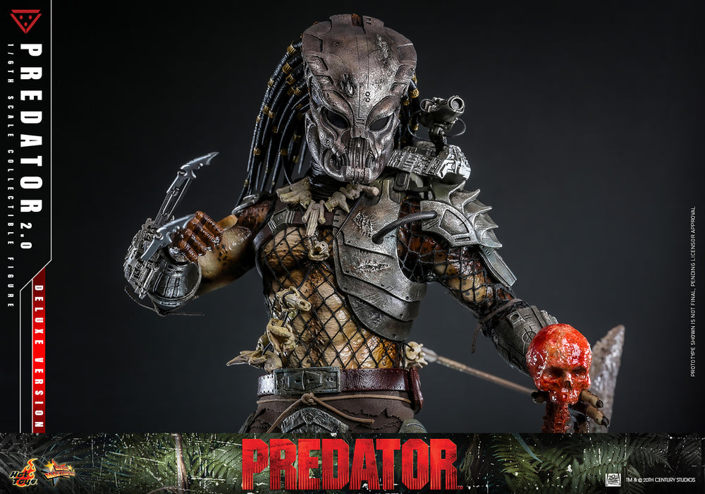 Hot Toys Movie Masterpiece Series: Depredador 1987 - Depredador 2.0 Deluxe Escala 1/6