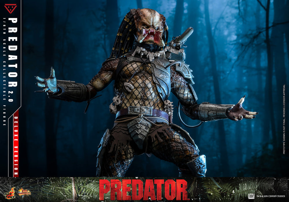 Hot Toys Movie Masterpiece Series: Depredador 1987 - Depredador 2.0 Deluxe Escala 1/6