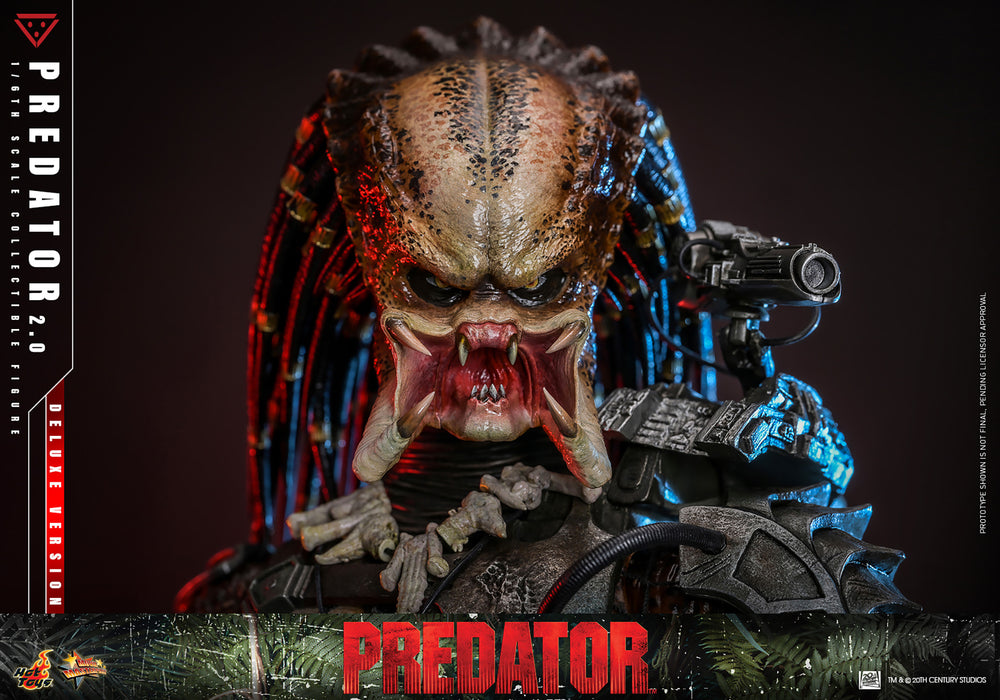 Hot Toys Movie Masterpiece Series: Depredador 1987 - Depredador 2.0 Deluxe Escala 1/6
