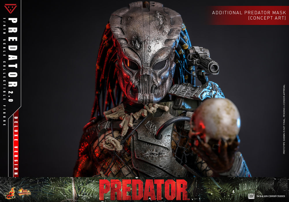Hot Toys Movie Masterpiece Series: Depredador 1987 - Depredador 2.0 Deluxe Escala 1/6