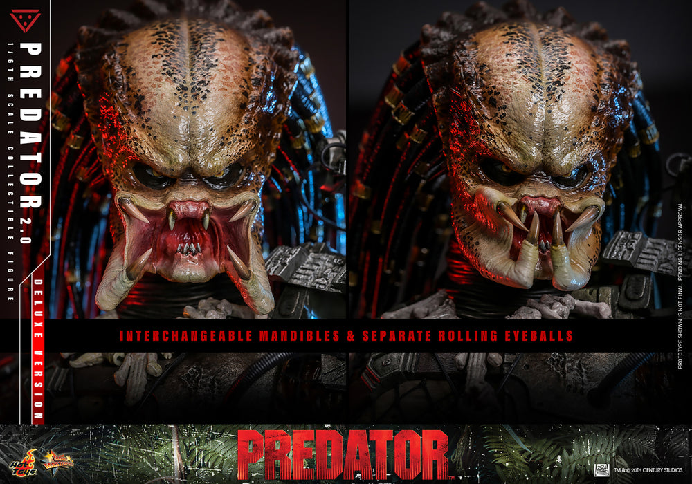 Hot Toys Movie Masterpiece Series: Depredador 1987 - Depredador 2.0 Deluxe Escala 1/6
