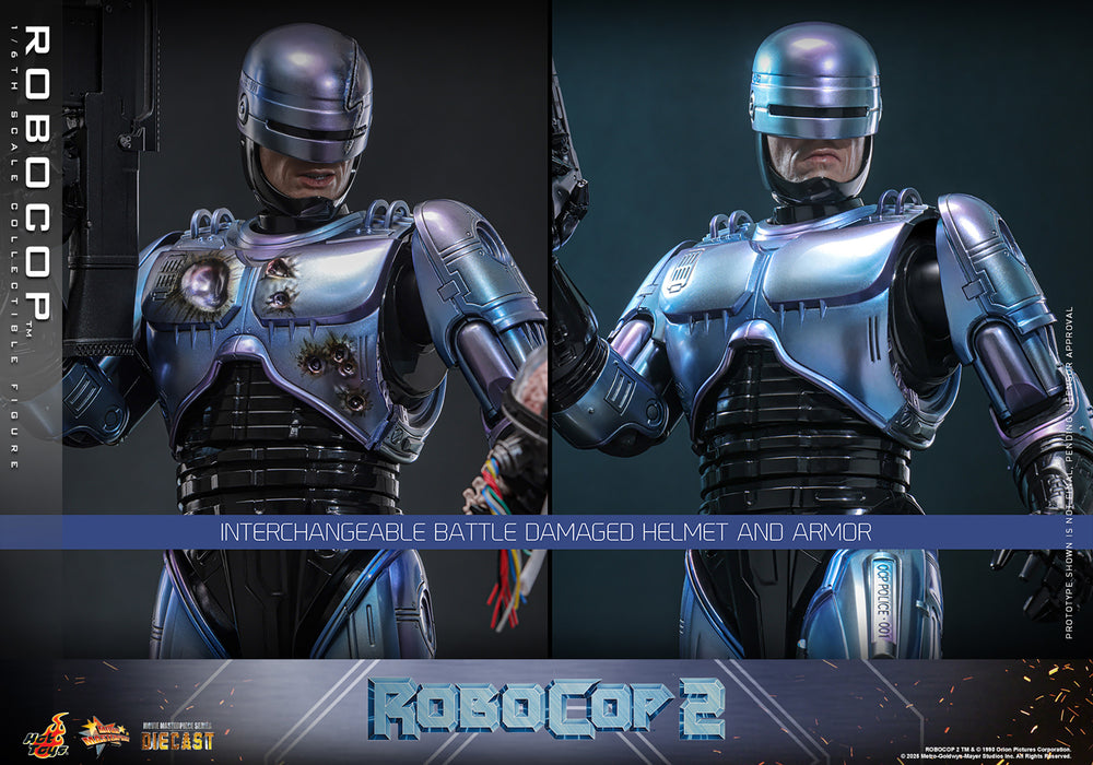Hot Toys Movie Masterpiece Series Diecast: RoboCop - Robocop Escala 1/6