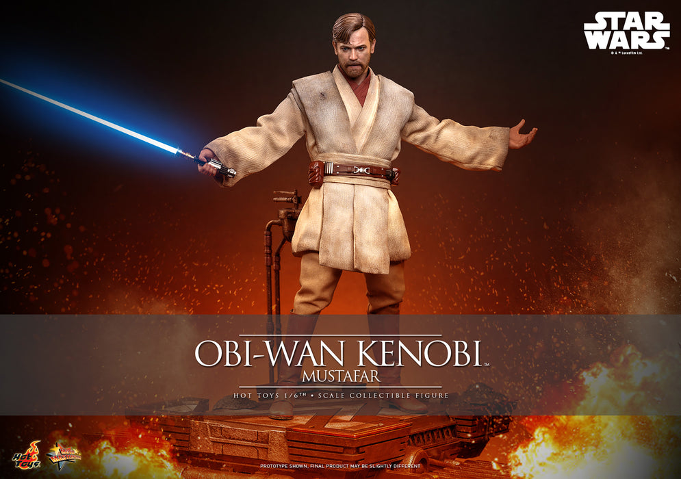 Hot Toys Movie Masterpiece Series: Star Wars La venganza de los Sith - Obi-Wan Kenobi Escala 1/6