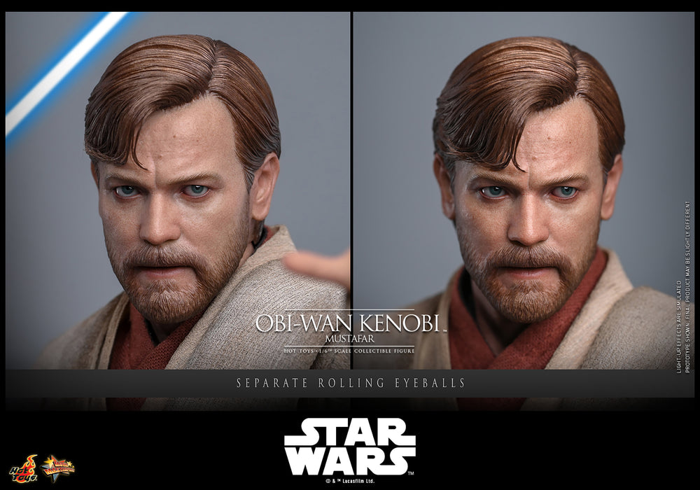 Hot Toys Movie Masterpiece Series: Star Wars La venganza de los Sith - Obi-Wan Kenobi Escala 1/6