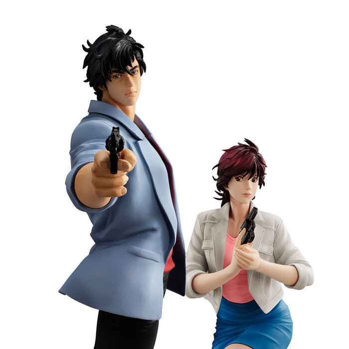 Megahouse Figures Gem Series: City Hunter The Movie Angel Dust - Ryo Saeba Y Kaori Makimura