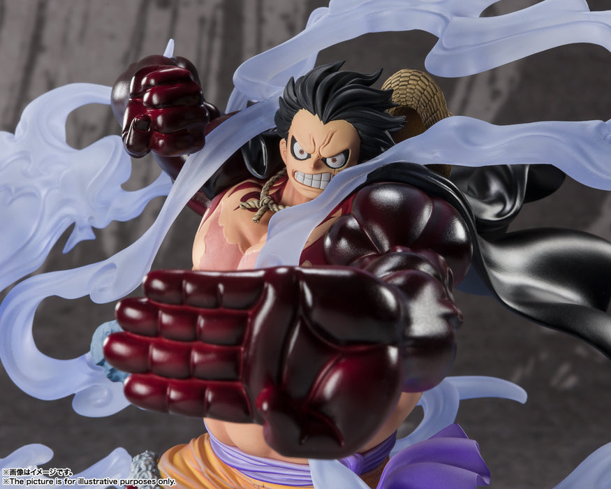 Bandai Tamashii Nations Figuarts Zero Extra Battle: One Piece - Luffy Gear 4 3 Captain Battle Of Monsters On Onigashima